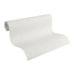 A.S. Creation Meistervlies | 103918 | Papier Peint Intissé Enduit | 0.53 M X 10.05 M | Blanc