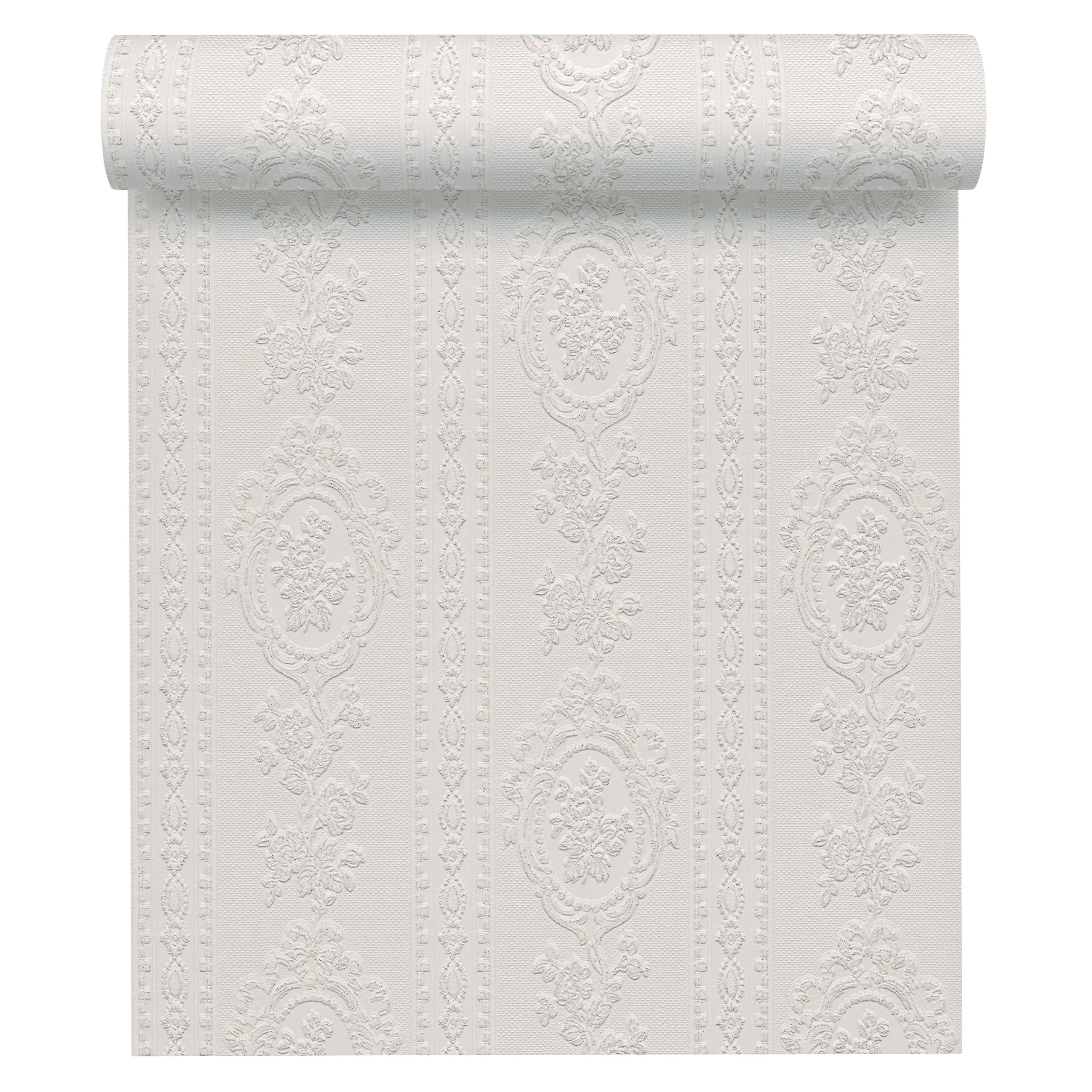 A.S. Creation Profi | 186140 | Papier Peint à Rayures Papier | 0.53 M X 10.05 M | Blanc 4 A.S. Creation Profi | 186140 | Papier Peint à Rayures Papier | 0.53 M X 10.05 M | Blanc – Image 2