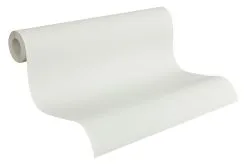 A.S. Creation Elegance 2 | 211798 | Papier Peint Intissé Uni | 0.53 M X 10.05 M | Blanc