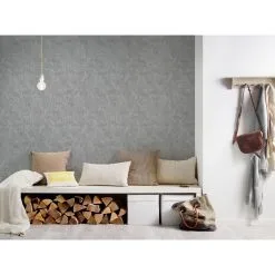 A.S. Creation Elements | 224019 | Papier Peint Intissé Effet Béton | 0.53 M X 10.05 M | Gris -Fond D'écran Soldes 224019 2