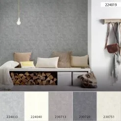 A.S. Creation Elements | 224019 | Papier Peint Intissé Effet Béton | 0.53 M X 10.05 M | Gris -Fond D'écran Soldes 224019 8