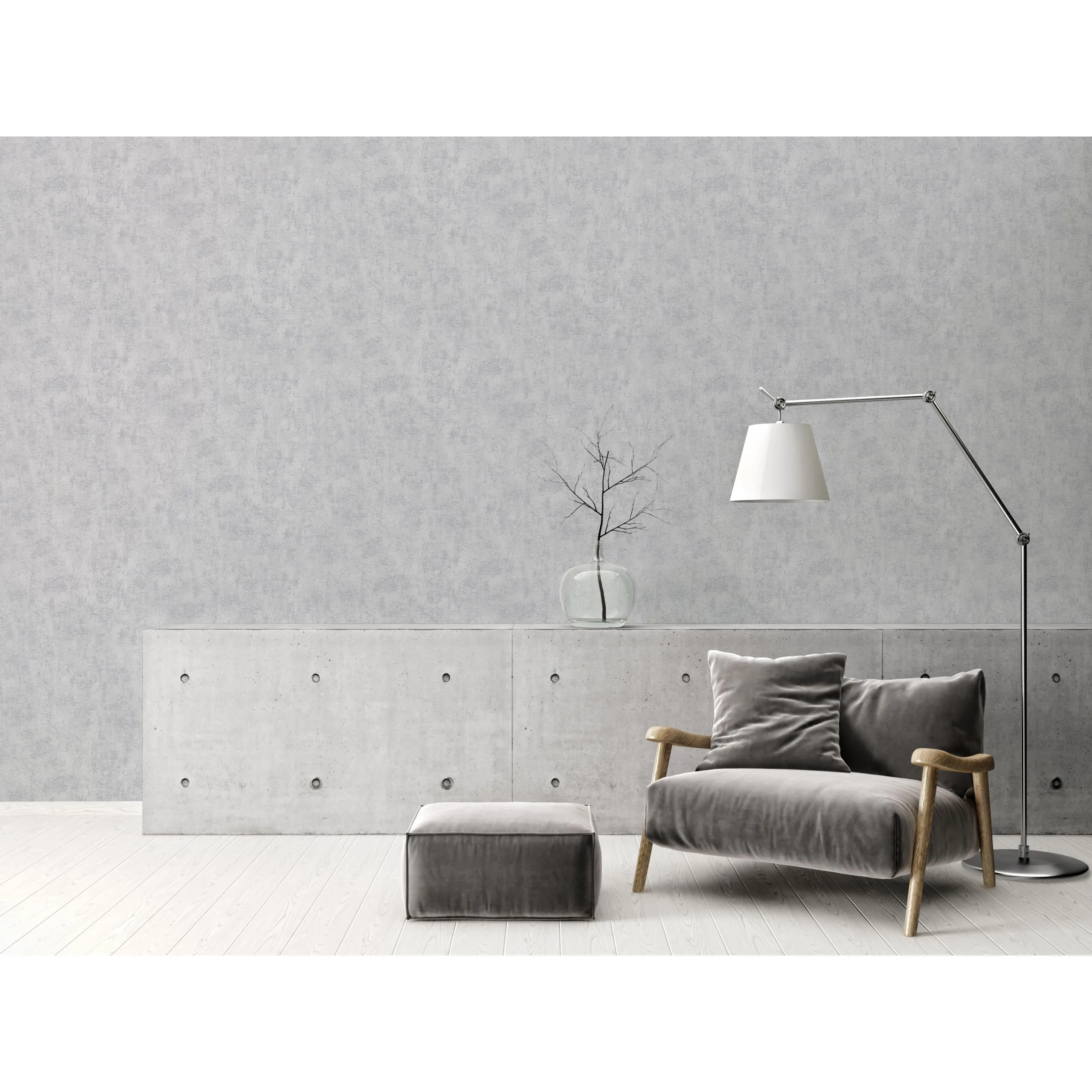 A.S. Creation Elements | 224033 | Papier Peint Intissé Effet Béton | 0.53 M X 10.05 M | Gris 8 A.S. Creation Elements | 224033 | Papier Peint Intissé Effet Béton | 0.53 M X 10.05 M | Gris – Image 7