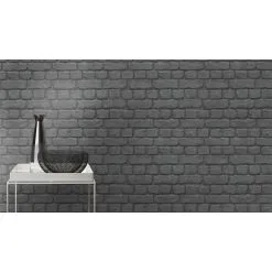 Rasch Kids & Teens III | 226744 | Papier Peint Papier Pierre & Béton | 0.53 M X 10.05 M | Gris -Fond D'écran Soldes 226744 room 5