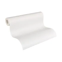 A.S. Creation Meistervlies | 243911 | Papier Peint à Motif Ondulé | 0.53 M X 10.05 M | Blanc