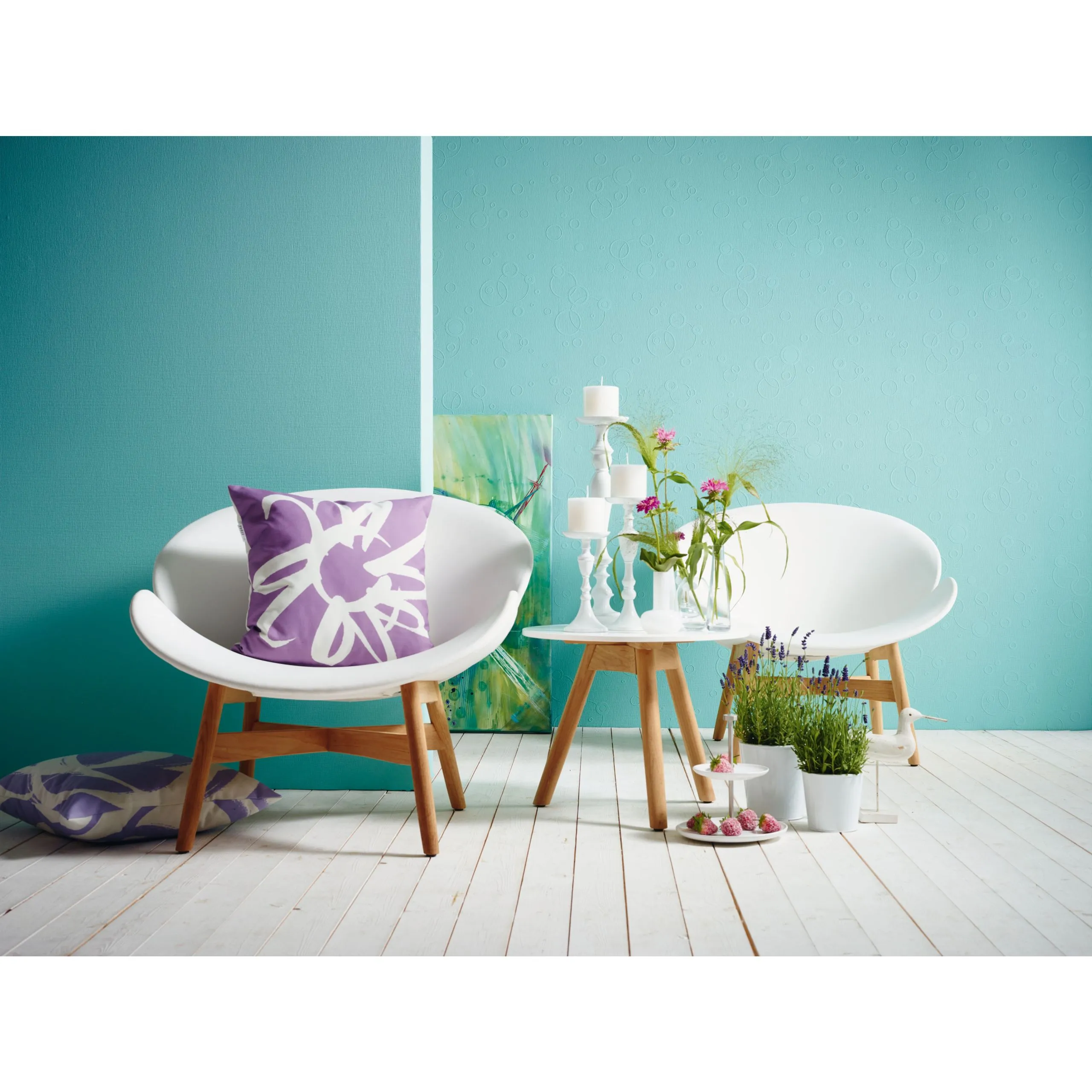 A.S. Creation Meistervlies | 246011 | Papier Peint à Motif Ondulé | 0.53 M X 10.05 M | Blanc 3 A.S. Creation Meistervlies | 246011 | Papier Peint à Motif Ondulé | 0.53 M X 10.05 M | Blanc – Image 2