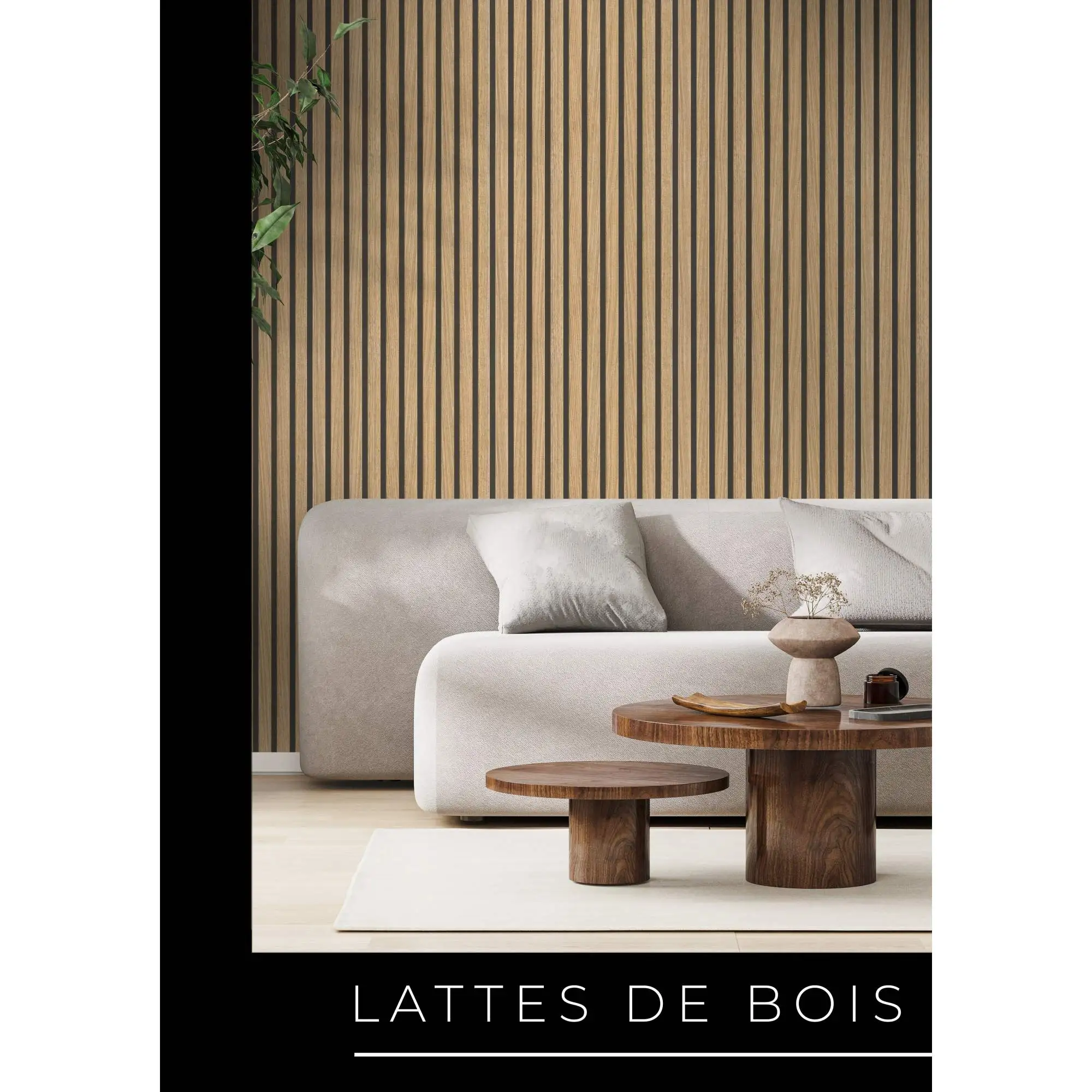 Rasch | Selection | 278408 | Papier Papier Peint | Panneaux Bois | Tasseaux | 0.53 X 10.05 M | Beige 4 Rasch | Selection | 278408 | Papier Papier Peint | Panneaux Bois | Tasseaux | 0.53 X 10.05 M | Beige – Image 2