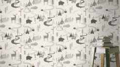 Rasch Kids & Teens II | 292404 | Papier Peint Enfant Papier | 0.53 M X 10.05 M | Gris