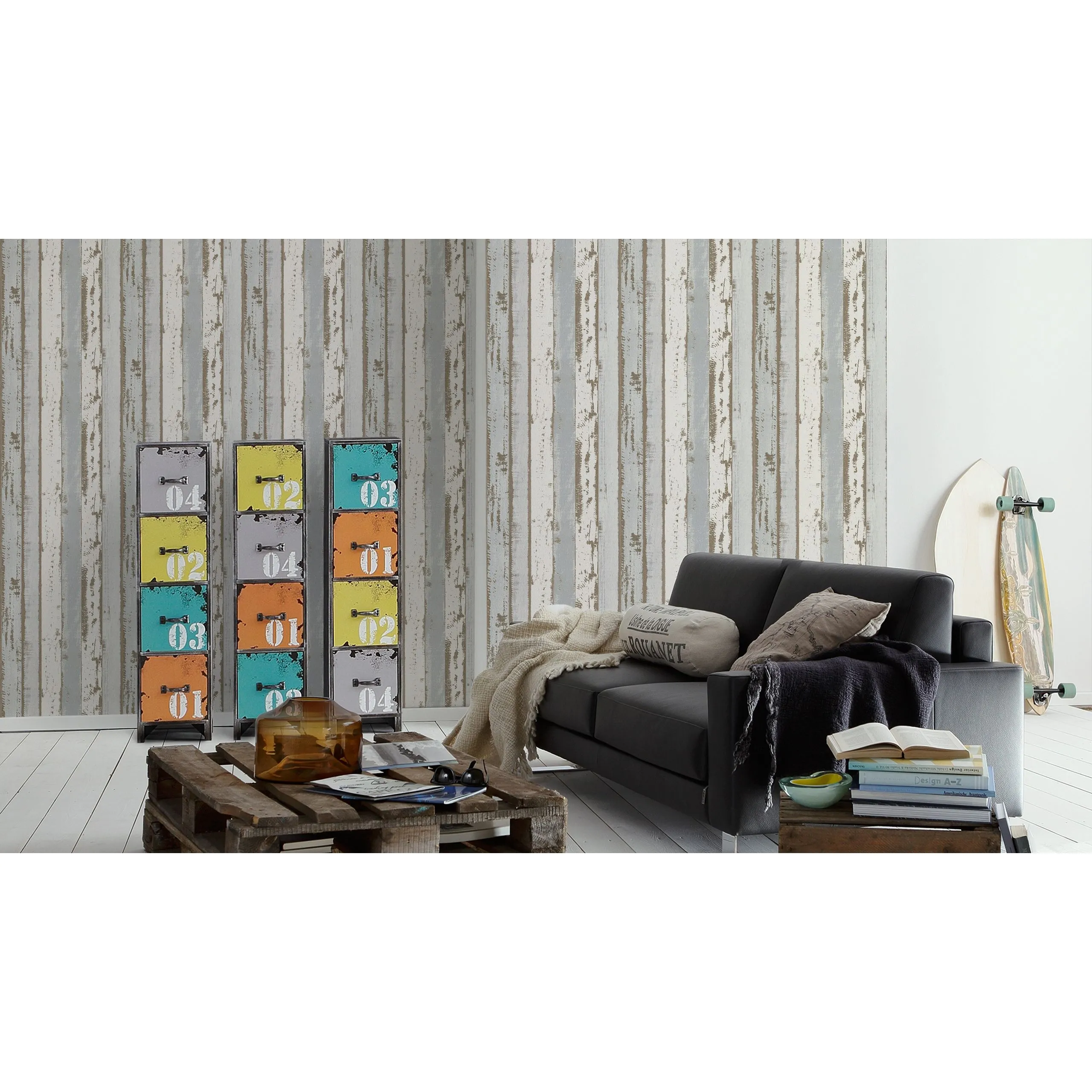 A.S. Creation Authentic Walls 2 | 302581 | Papier Peint Bois Intissé | 0.53 M X 10.05 M | Gris 6 A.S. Creation Authentic Walls 2 | 302581 | Papier Peint Bois Intissé | 0.53 M X 10.05 M | Gris – Image 4