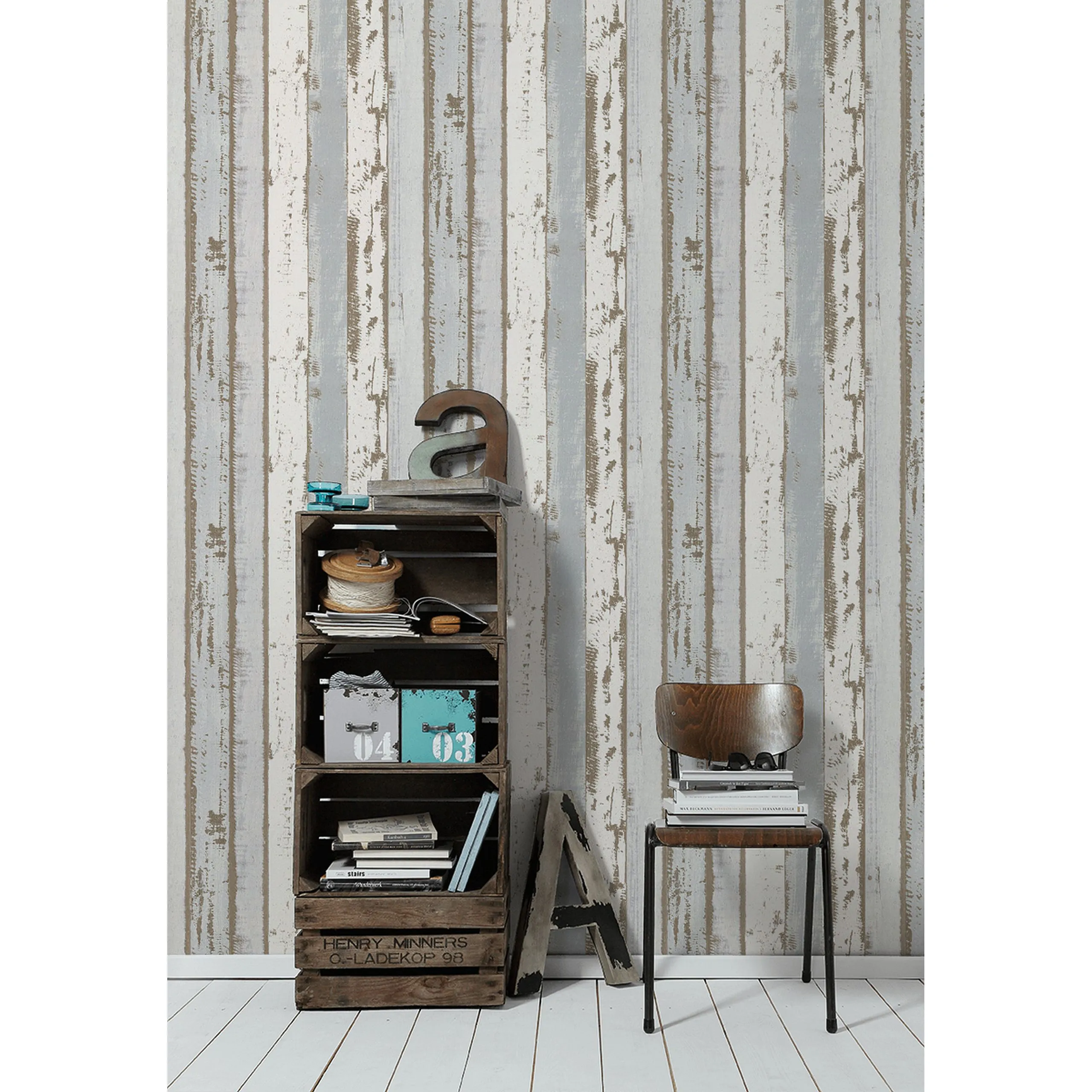 A.S. Creation Authentic Walls 2 | 302581 | Papier Peint Bois Intissé | 0.53 M X 10.05 M | Gris 7 A.S. Creation Authentic Walls 2 | 302581 | Papier Peint Bois Intissé | 0.53 M X 10.05 M | Gris – Image 5