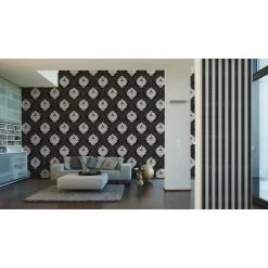 A.S. Creation Bling Bling | 313959 | Papier Peint Intissé Dessins & Motifs | 0.53 M X 10.05 M | Noir