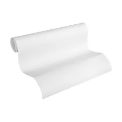 A.S. Creation Meistervlies | 323613 | Papier Peint Intissé à Rayures | 0.53 M X 10.05 M | Blanc