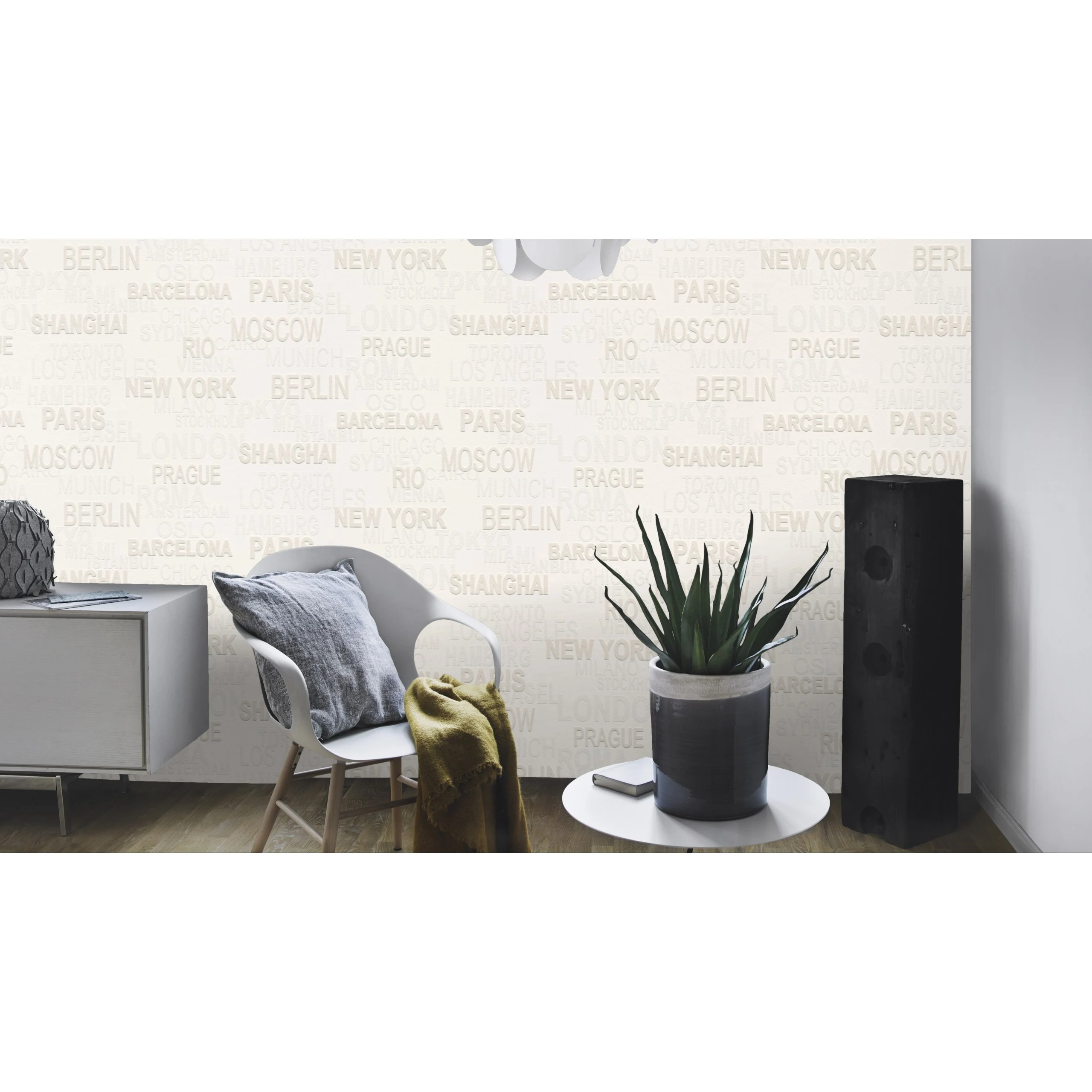 Rasch Wallton 2020 | 341409 | Papier Peint Structure Intissé | 0.53 M X 10.05 M | Blanc 4 Rasch Wallton 2020 | 341409 | Papier Peint Structure Intissé | 0.53 M X 10.05 M | Blanc – Image 2