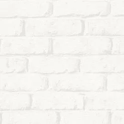 A.S. Creation Boys & Girls 6 | 343011 | Papier Peint Imitation Brique Pierre En Papier | Blanc