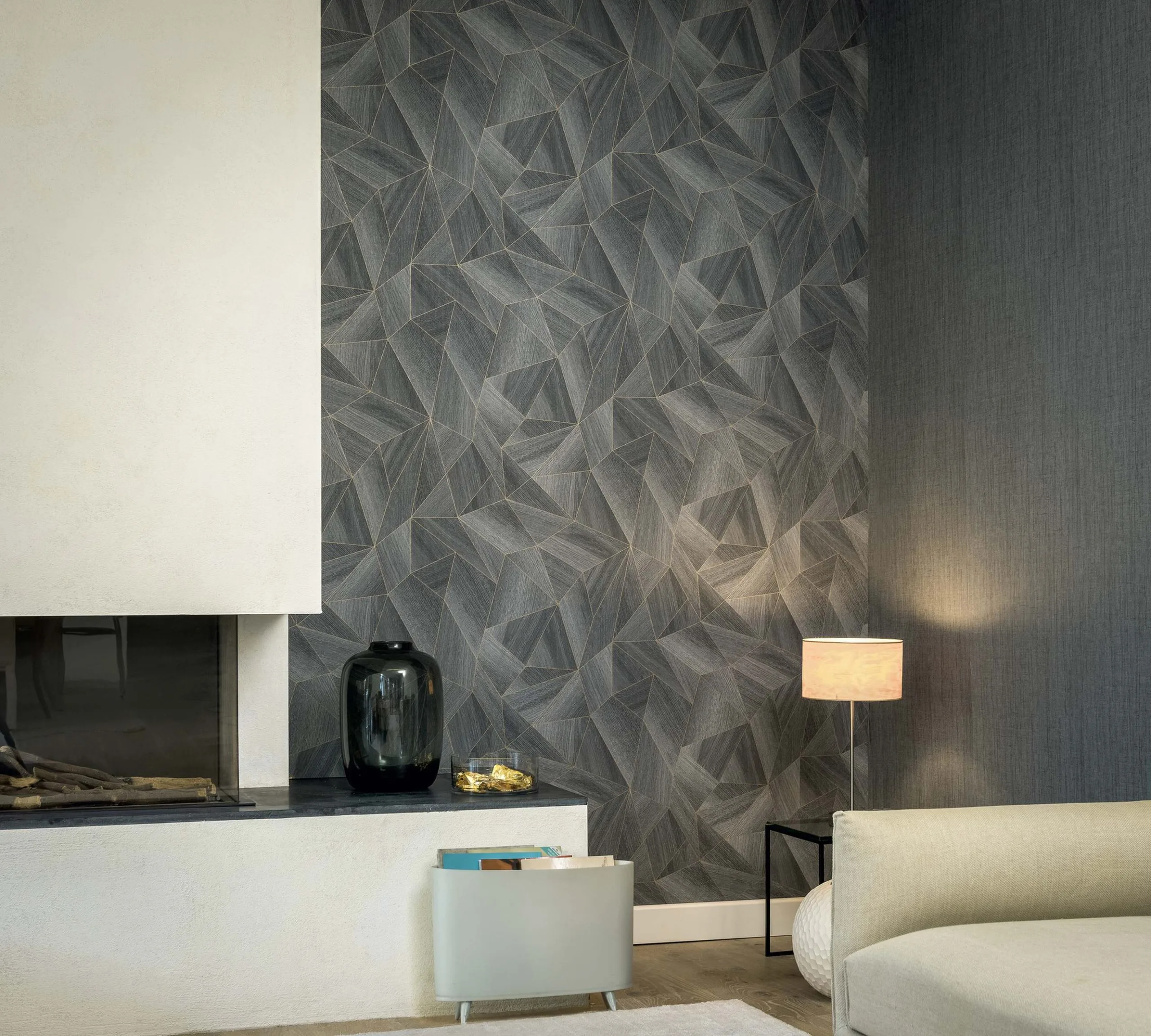 A.S. Creation Elements | 361333 | Papier Peint Intissé 3D | 0.53 M X 10.05 M | Gris 4 A.S. Creation Elements | 361333 | Papier Peint Intissé 3D | 0.53 M X 10.05 M | Gris – Image 2