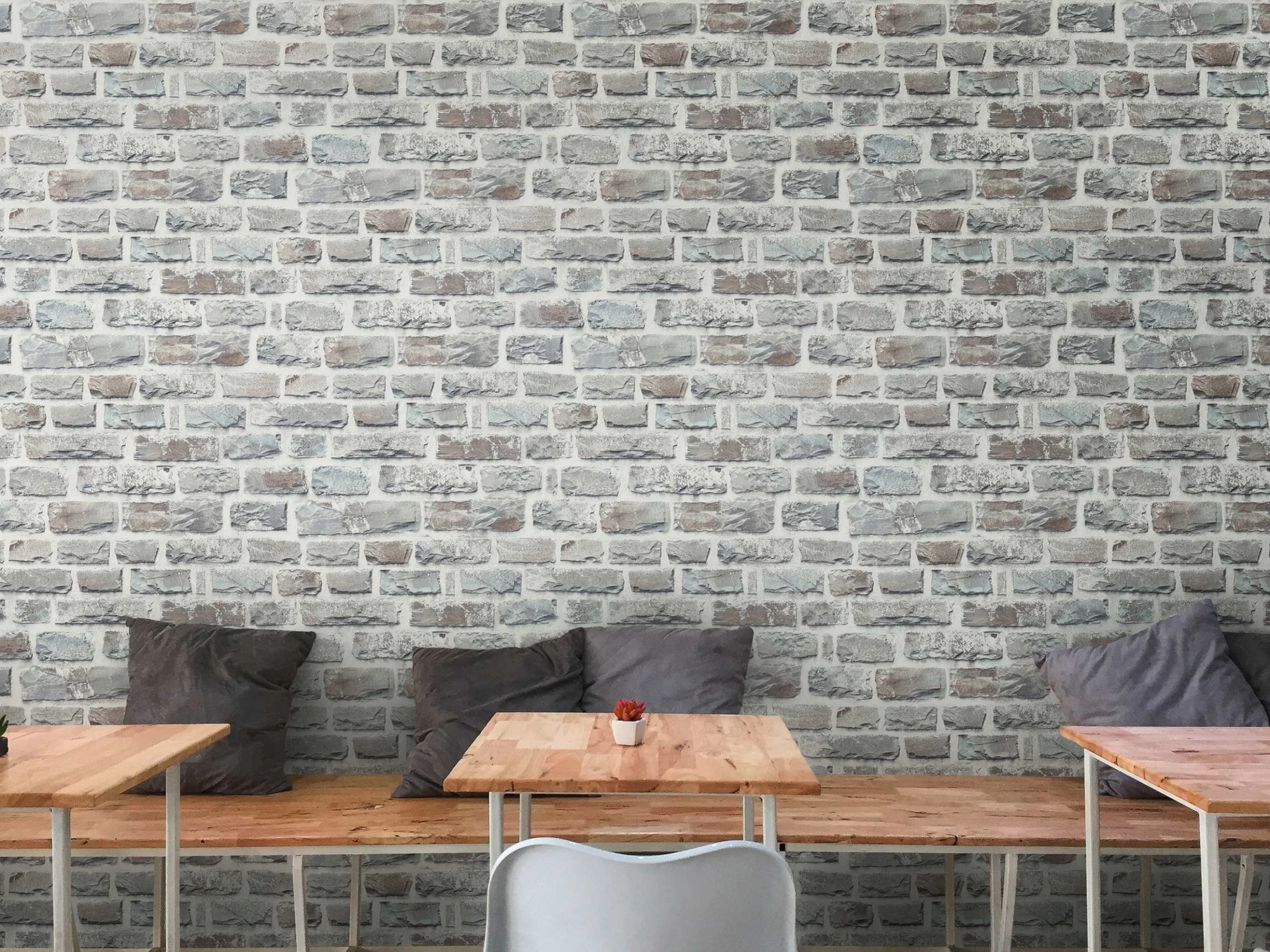 A.S. Creation Elements | 361403 | Papier Peint Intissé Pierre Brique | 0.53 M X 10.05 M | Gris 5 A.S. Creation Elements | 361403 | Papier Peint Intissé Pierre Brique | 0.53 M X 10.05 M | Gris – Image 3