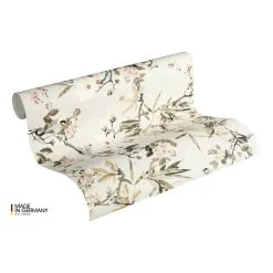 A.S. Creation Michalsky Dream Again | 364982 | Papier Peint Intissé Floral | 0.53 M X 10.05 M | écru