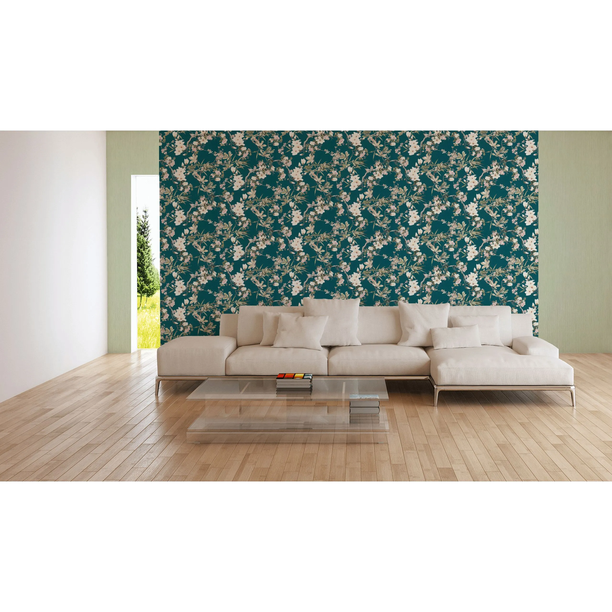 A.S. Creation Michalsky Dream Again | 364984 | Papier Peint Intissé Floral | 0.53 M X 10.05 M | Vert 5 A.S. Creation Michalsky Dream Again | 364984 | Papier Peint Intissé Floral | 0.53 M X 10.05 M | Vert – Image 3