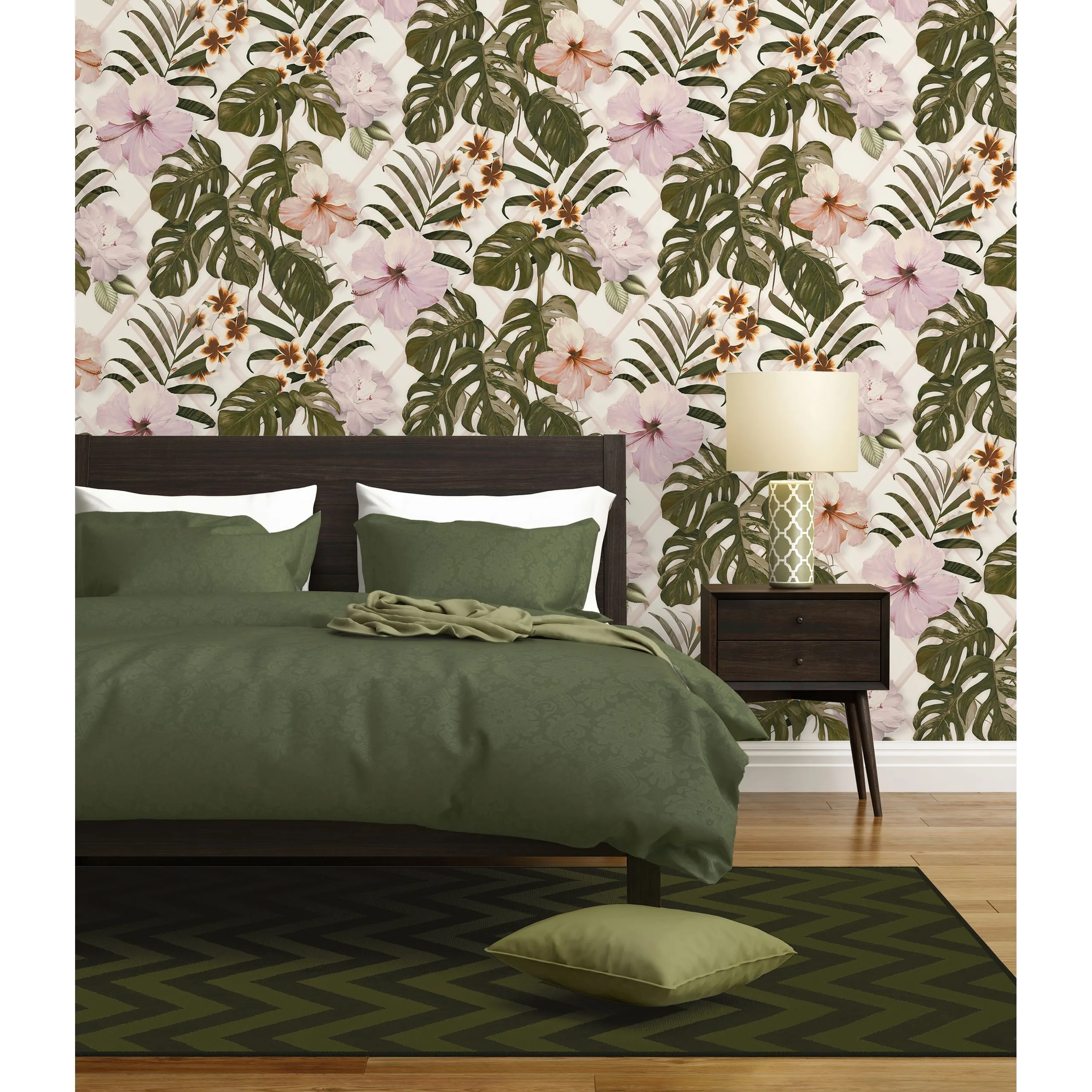 A.S. Creation Michalsky Dream Again | 365181 | Papier Peint Intissé Floral | 0.53 M X 10.05 M | Vert 4 A.S. Creation Michalsky Dream Again | 365181 | Papier Peint Intissé Floral | 0.53 M X 10.05 M | Vert – Image 2