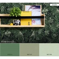 A.S. Creation Flavour | 367137 | Papier Peint Intissé Uni | 0.53 M X 10.05 M | Vert 11 A.S. Creation Flavour | 367137 | Papier Peint Intissé Uni | 0.53 M X 10.05 M | Vert -Fond D'écran Soldes 367137 5