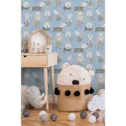 A.S. Creation Boys & Girls 6 | 367551 | Papier Peint Animaux Papier | 0.53 M X 10.05 M | Bleu -Fond D'écran Soldes 367551 2