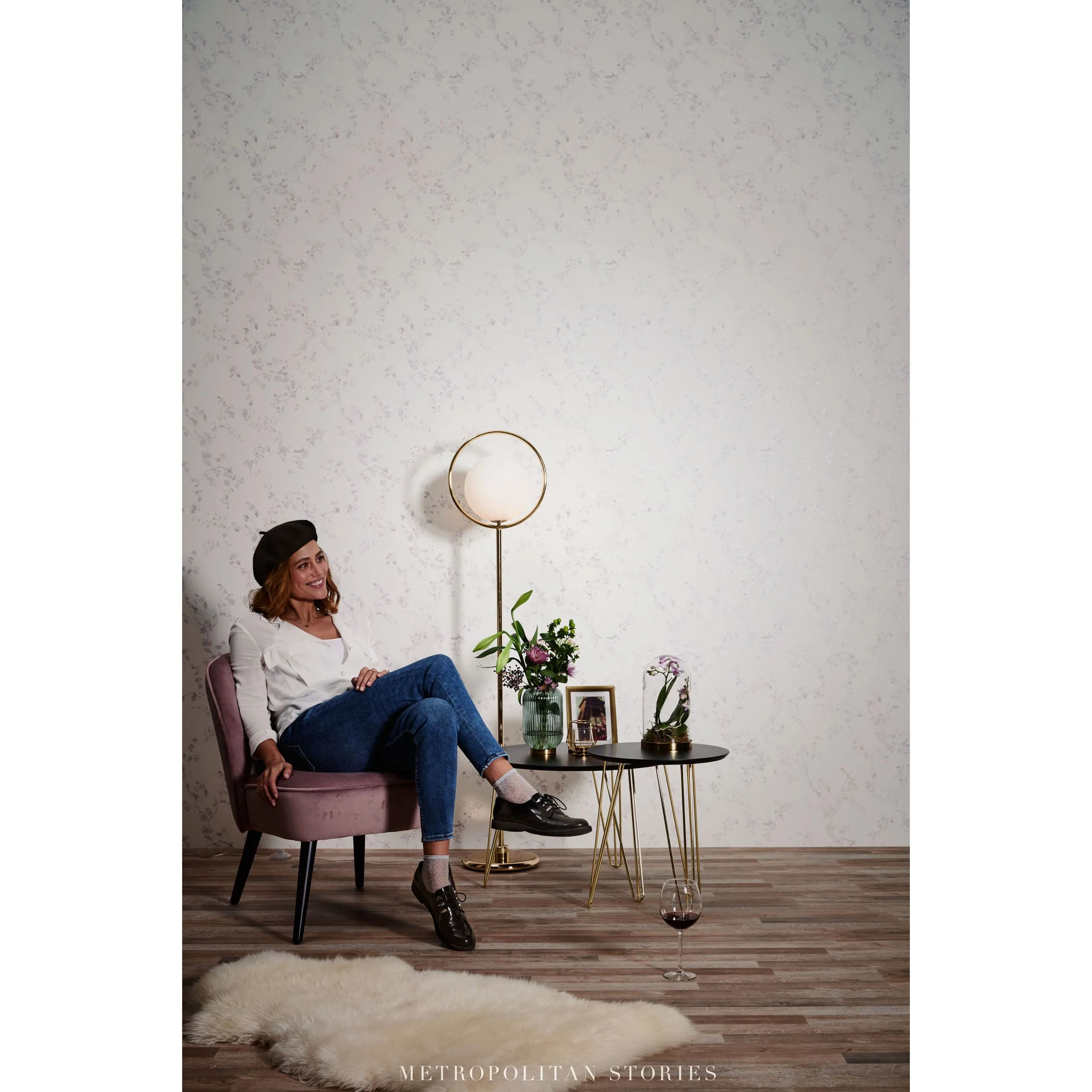 A.S. Creation Metropolitan Stories | 368961 | Papier Peint Intissé Floral | 0.53 M X 10.05 M | écru 5 A.S. Creation Metropolitan Stories | 368961 | Papier Peint Intissé Floral | 0.53 M X 10.05 M | écru – Image 3