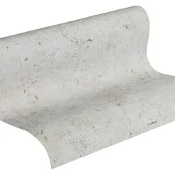 A.S. Creation Elements | 369112 | Papier Peint Intissé Uni | 0.53 M X 10.05 M | Gris