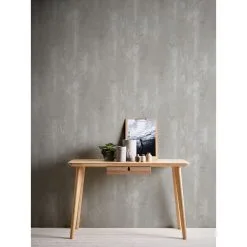 A.S. Creation Elements | 374122 | Papier Peint Intissé Uni | 0.53 M X 10.05 M | Gris -Fond D'écran Soldes 374122 3