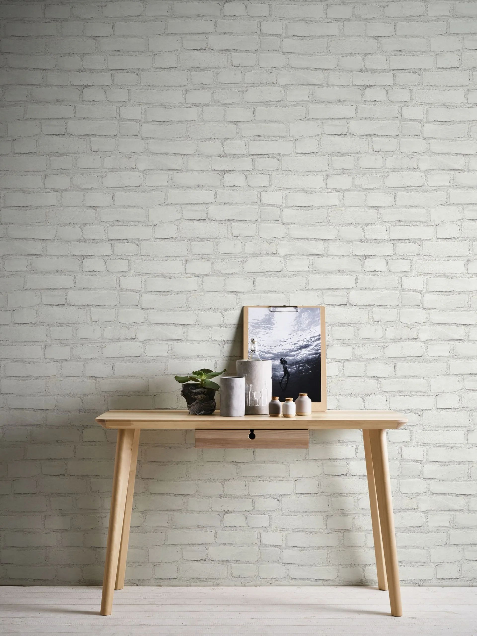 A.S. Creation Elements | 374142 | Papier Peint Intissé Pierre Brique | 0.53 M X 10.05 M | Blanc 6 A.S. Creation Elements | 374142 | Papier Peint Intissé Pierre Brique | 0.53 M X 10.05 M | Blanc – Image 4