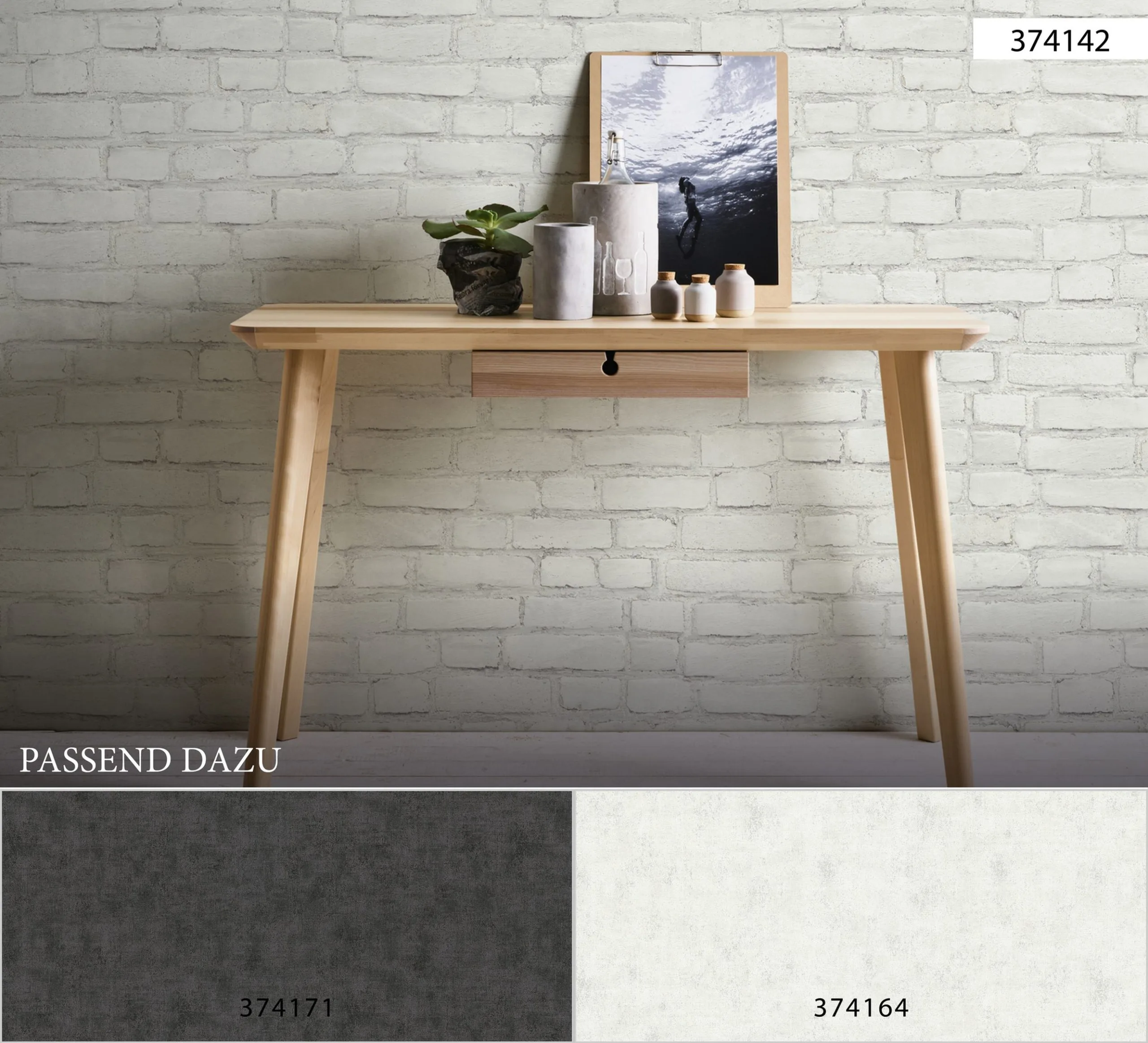 A.S. Creation Elements | 374142 | Papier Peint Intissé Pierre Brique | 0.53 M X 10.05 M | Blanc 9 A.S. Creation Elements | 374142 | Papier Peint Intissé Pierre Brique | 0.53 M X 10.05 M | Blanc – Image 7