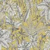 A.S. Creation Daniel Hechter 6 | 375203 | Papier Peint Intissé Floral | 0.53 M X 10.05 M | Jaune