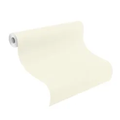 Rasch Unsere Besten 2022 | 424034 | Papier Peint Intissé Uni | 0.53 M X 10.05 M | écru -Fond D'écran Soldes 424034 roll 1