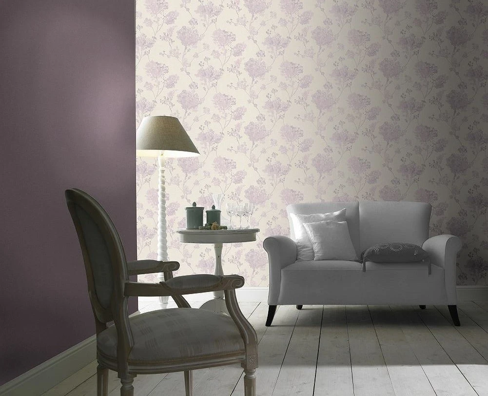 Rasch Florentine | 448535 | Papier Peint Intissé Uni | 0.53 M X 10.05 M | Violet 5 Rasch Florentine | 448535 | Papier Peint Intissé Uni | 0.53 M X 10.05 M | Violet – Image 3