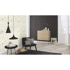 Rasch Club Botanique + Claas II | 531398 | Papier Peint Intissé Uni | 0.53 M X 10.05 M | Noir -Fond D'écran Soldes 531398 room 4