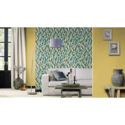 Rasch BARBARA Home Collection II | 537192 | Papier Peint Intissé Uni | 0.53 M X 10.05 M | Jaune -Fond D'écran Soldes 537192 room 5