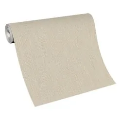 Erismann Summer Beat | 542402 | Papier Peint Intissé Uni | 0.53 M X 10.05 M | Beige
