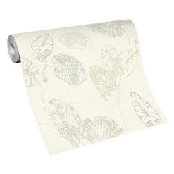 Erismann Summer Beat | 542602 | Papier Peint Intissé Floral | 0.53 M X 10.05 M | Beige