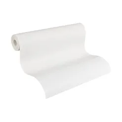 A.S. Creation Meistervlies | 574312 | Papier Peint Intissé Enduit | 0.53 M X 10.05 M | Blanc