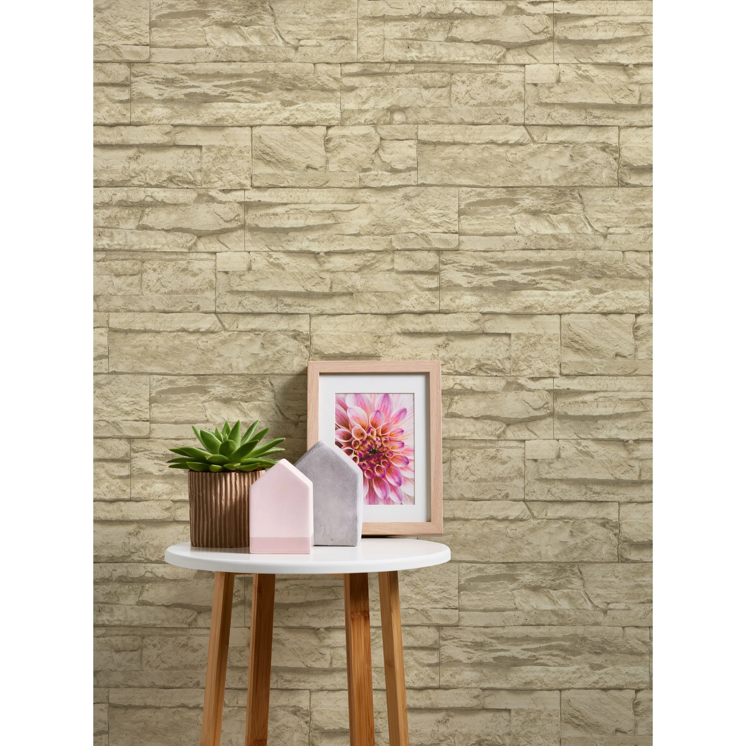 A.S. Creation Elements | 707130 | Papier Peint Intissé Pierre Brique | 0.53 M X 10.05 M | Beige 9 A.S. Creation Elements | 707130 | Papier Peint Intissé Pierre Brique | 0.53 M X 10.05 M | Beige – Image 7