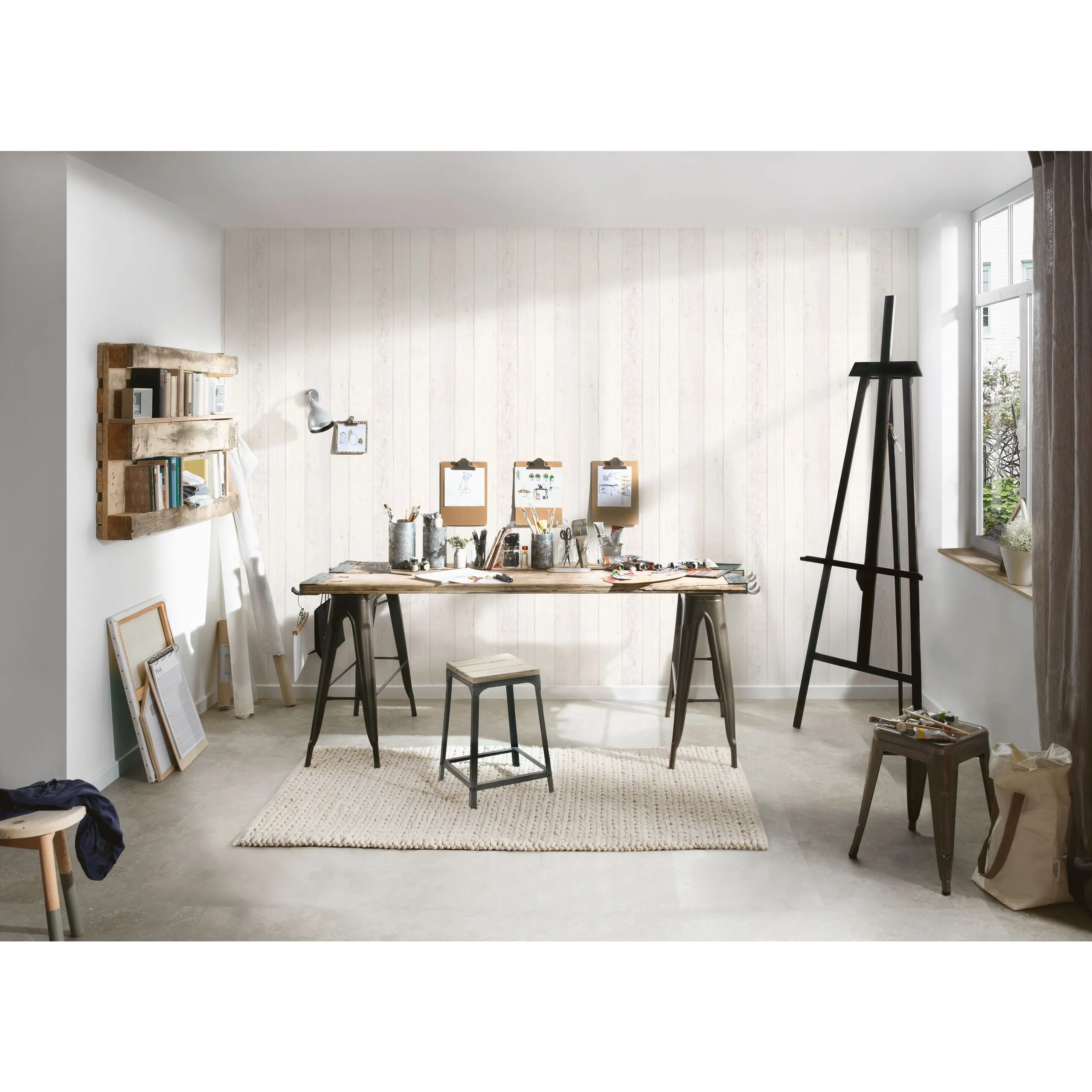 A.S. Creation Elements | 855046 | Papier Peint Bois Intissé | 0.53 M X 10.05 M | Blanc 11 A.S. Creation Elements | 855046 | Papier Peint Bois Intissé | 0.53 M X 10.05 M | Blanc – Image 9