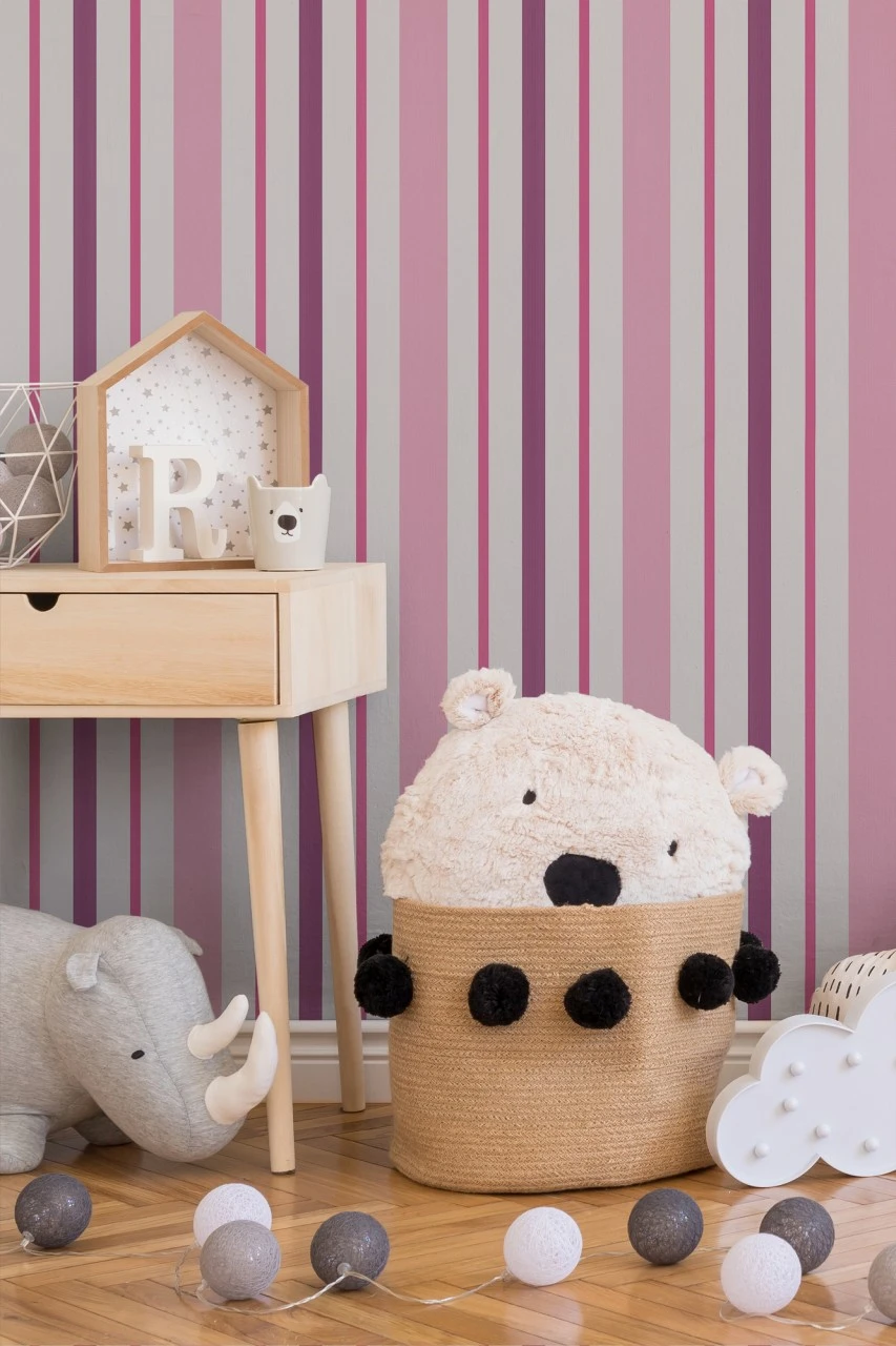 A.S. Creation Boys & Girls 4 | 898319 | Papier Peint à Rayures Papier | 0.53 M X 10.05 M | Rose 4 A.S. Creation Boys & Girls 4 | 898319 | Papier Peint à Rayures Papier | 0.53 M X 10.05 M | Rose – Image 2