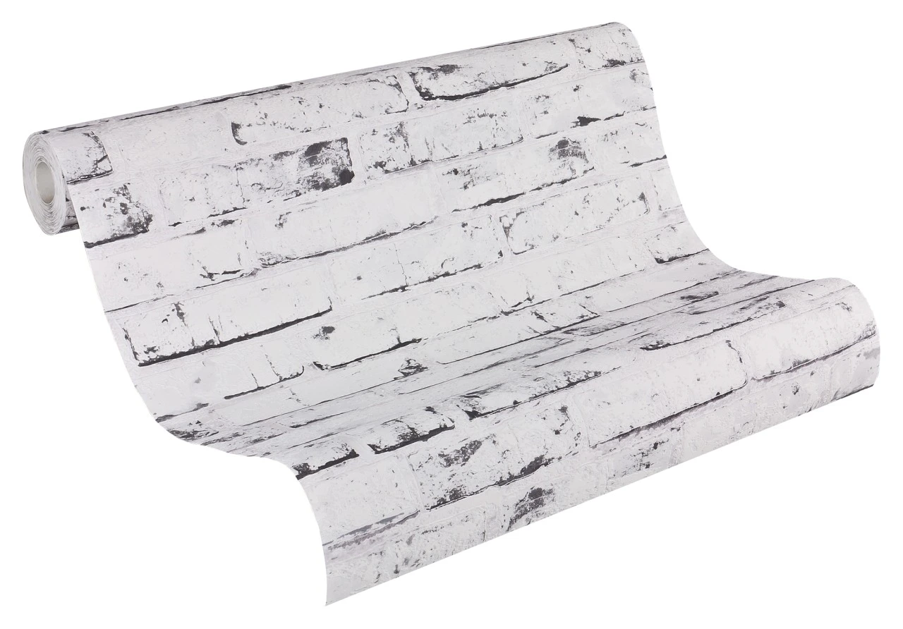 A.S. Creation Elements | 907837 | Papier Peint Intissé Pierre Brique | 0.53 M X 10.05 M | Gris 4 A.S. Creation Elements | 907837 | Papier Peint Intissé Pierre Brique | 0.53 M X 10.05 M | Gris – Image 2