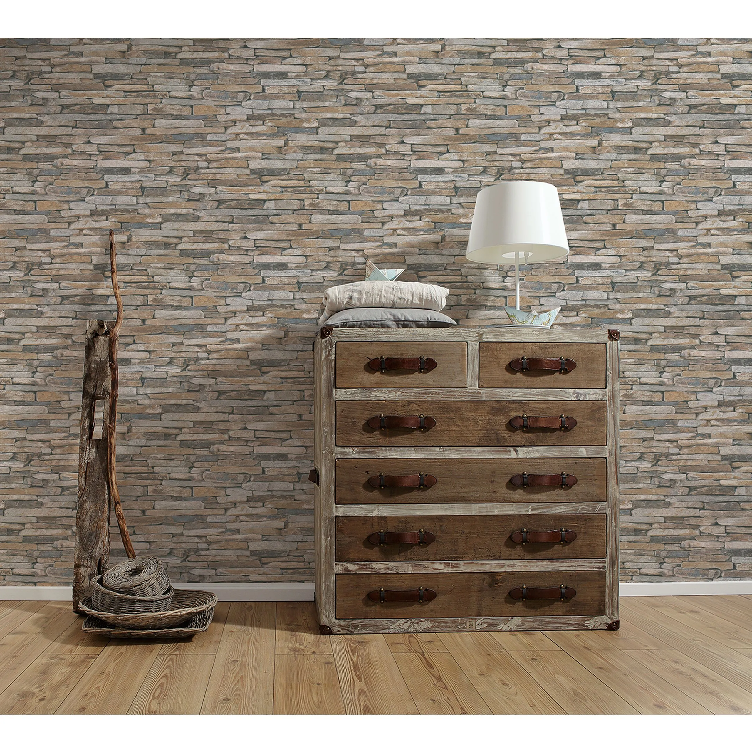 A.S. Creation Elements | 914217 | Papier Peint Intissé Pierre Brique | 0.53 M X 10.05 M | Marron 7 A.S. Creation Elements | 914217 | Papier Peint Intissé Pierre Brique | 0.53 M X 10.05 M | Marron – Image 5