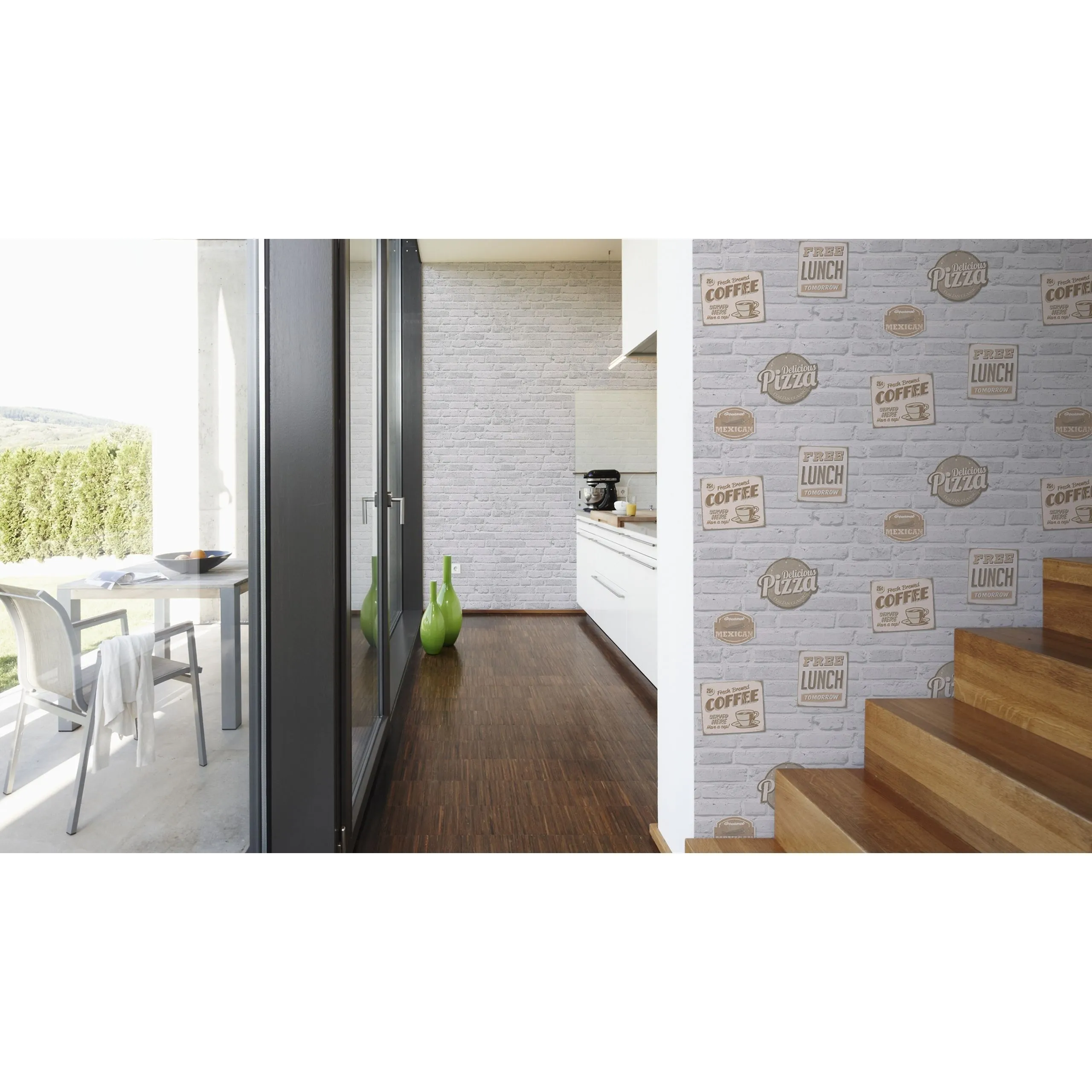 A.S. Creation Cocktail 2 | 942822 | Papier Peint Intissé Pierre Brique | 0.53 M X 10.05 M | Beige 4 A.S. Creation Cocktail 2 | 942822 | Papier Peint Intissé Pierre Brique | 0.53 M X 10.05 M | Beige – Image 2