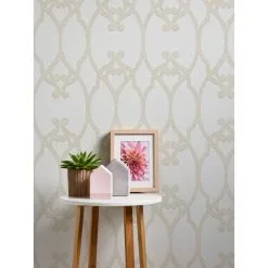 A.S. Creation Meistervlies | 951691 | Papier Peint Pailleté Intissé | 0.53 M X 10.05 M | Blanc -Fond D'écran Soldes 951691 5