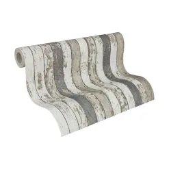 A.S. Creation Best Of Wood'n Stone | 959142 | Papier Peint Bois Intissé | 0.53 M X 10.05 M | Marron