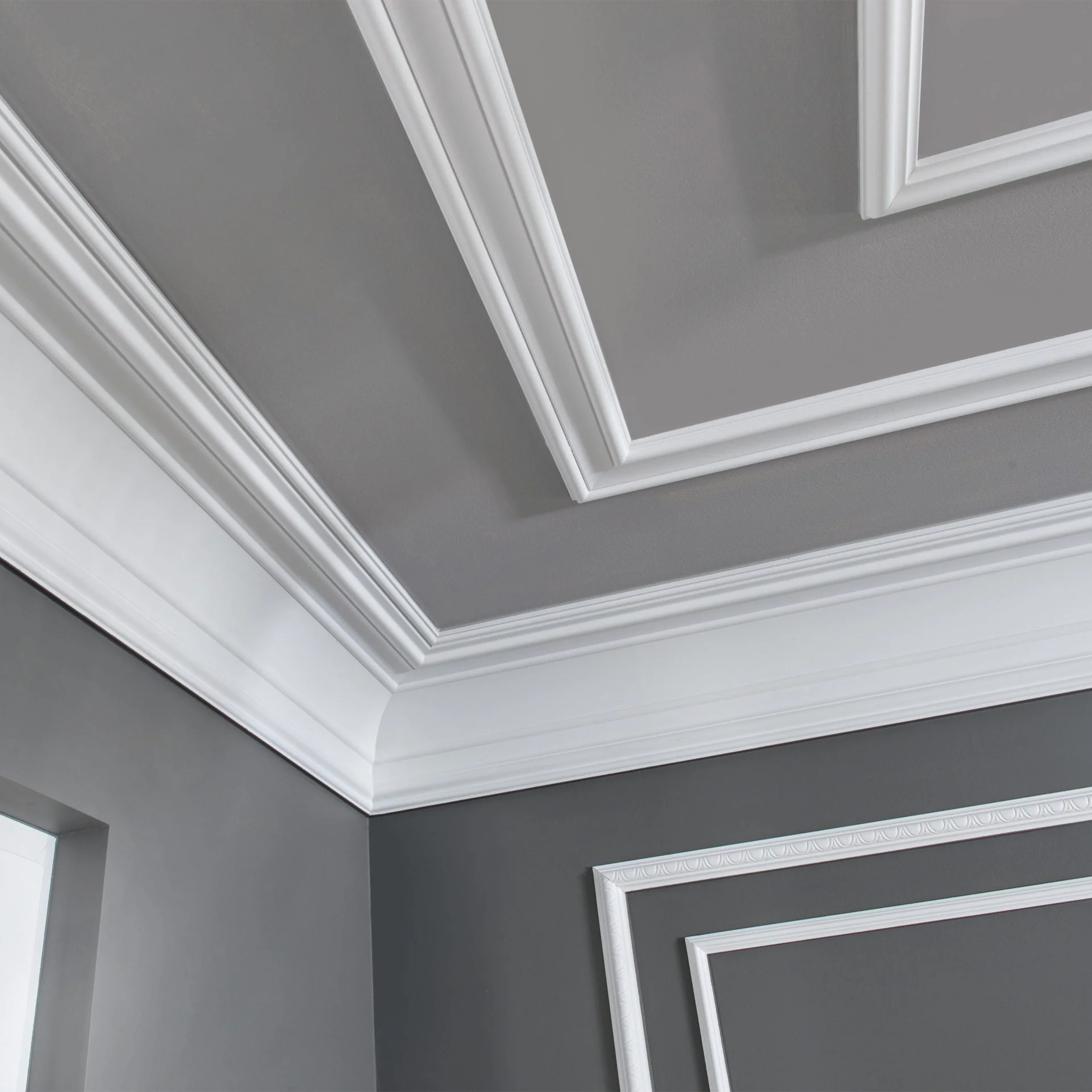 Moulure De Plafond Noble NMC ARSTYL Z40 170 X 175 Mm Polyuréthane Résistant à L'impact Blanc 8 Moulure De Plafond Noble NMC ARSTYL Z40 170 X 175 Mm Polyuréthane Résistant à L'impact Blanc – Image 6