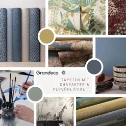 Grandeco | Asperia | JF1215 | Intissé Papier Peint | Uni | 10.05 X 0.53 M | Blanc -Fond D'écran Soldes Grandeco Moodbild