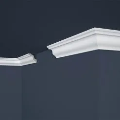 Moulure De Plafond Design Marbet E-5 | 40 X 45 Mm | Polystyrène Résistant à L'impact, à L'humidité -Fond D'écran Soldes MARBET E5 3