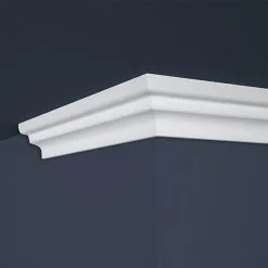 Moulure De Plafond Moderne Marbet E-7 | 46 X 50 Mm | Polystyrène Résistant à L'impact, à L'humidité -Fond D'écran Soldes MARBET E7 1