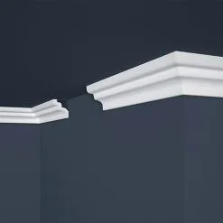 Moulure De Plafond Moderne Marbet E-7 | 46 X 50 Mm | Polystyrène Résistant à L'impact, à L'humidité -Fond D'écran Soldes MARBET E7 3